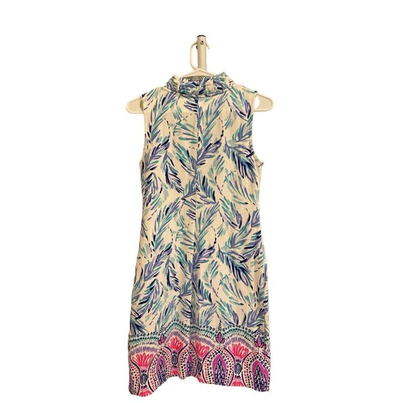 Lilly Pulitzer Tisbury Shift Resort Flock Together White Mini Dress , Size XS... - Picture 7 of 7